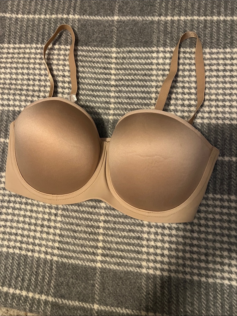 ThirdLove Nude Convertible 24/7 Classic Strapless Bra 34D ~ NEW 🤎